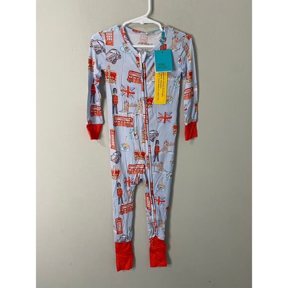 New Posh Peanut Toddlers Posh London Convertible One Piece Pajamas 2T - Picture 1 of 3